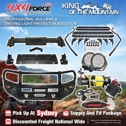 Armor Bumper Bullbar LOOP Lights Winch Side Step for Isuzu D-MAX 12-16 SYD Stock