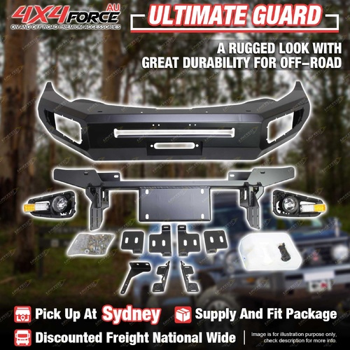 Ultimate Guard Bullbar Skid Plate for Mitsubishi Triton MQ 15-On SYD Stock