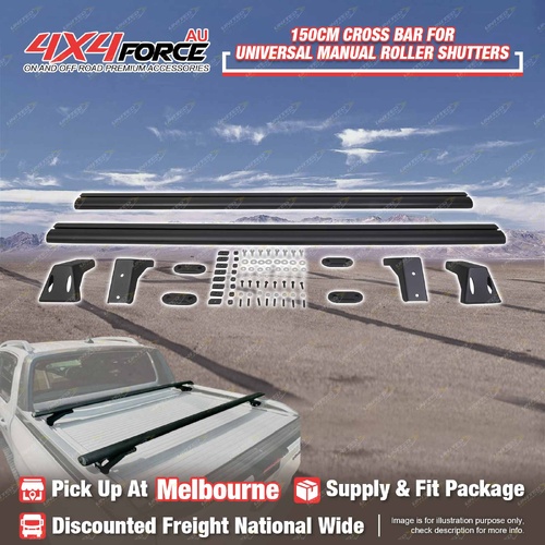 2 pcs 150cm Universal Cross Bars for Manual Retractable Tonneau Covers MEL