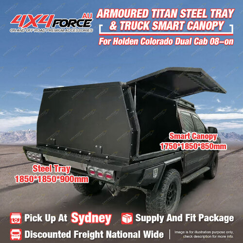 Steel Tray 1850*1850*900 & Canopy 1750*1850*850 for Holden Colorado Dual Cab SYD