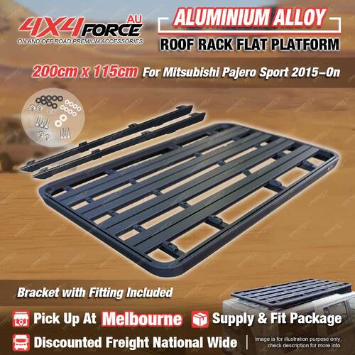 220 x 125cm Roof Rack Flat Platform for Mitsubishi Pajero V97 V98 06-21 MEL