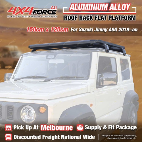 150 x 125cm Roof Rack Platform & Gutter Bracket for Suzuki Jimny A6G 19-on MEL