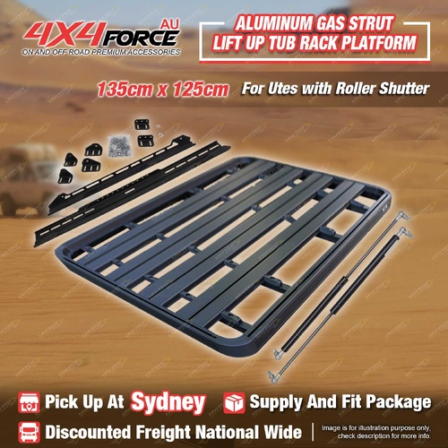 135x125cm Aluminum Gas Strut Lift Up Tub Rack Platform Suit Roller Shutter SYD