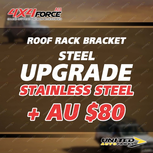 Upgrade to Stainless Steel Roof Rack Bracket - Purchase with 135/150cm Roof Rack