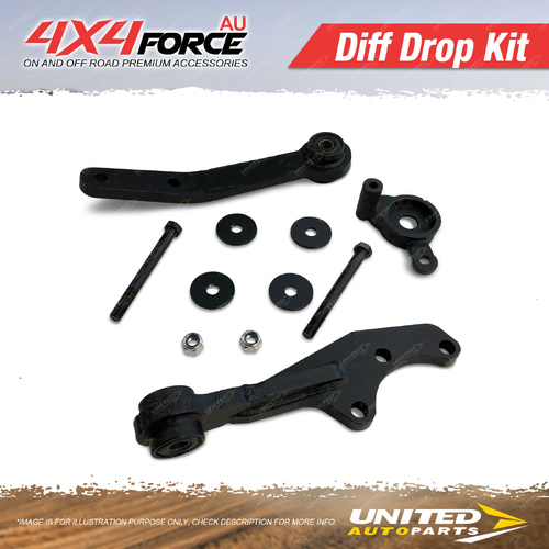 2"-4" Lift Front 30mm Drop Diff Drop kit Direct Bolt In for Toyota Hilux 05-on