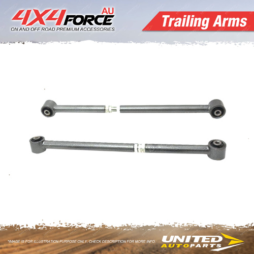 Pair 4X4FORCE Lower Rear Adjustable Trailing Arm For Nissan Patrol GQ Y60 GU Y61