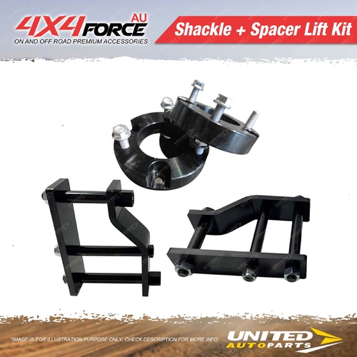 2" 50mm Lift Kit Strut Spacers & Extended Shackles for Mitsubishi Triton MV