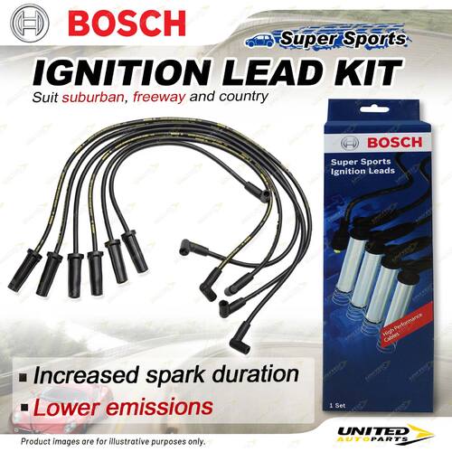 Bosch Super Sport Ignition Leads for Toyota Lexcen VN VN2 3.8 V6 12V