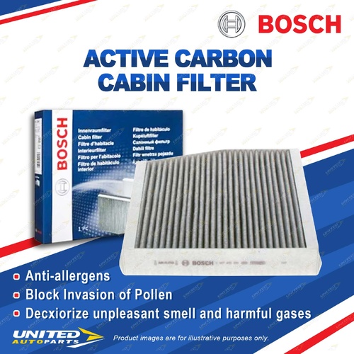 Bosch Active Carbon Cabin Air Filter for Infiniti Q30 Qx30 1.6L 2.0L 2015-2019