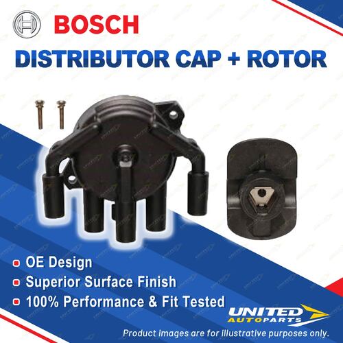 Bosch Distributor Cap Rotor for Mitsubishi Express SJ Starwagon III WA Triton MK