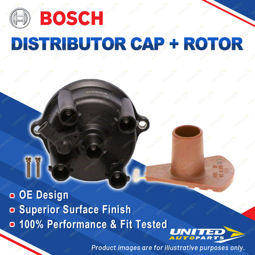 Bosch Distributor Cap + Rotor for Toyota Rav4 SXA10C SXA10R SXA11R 2.0L 3SFE