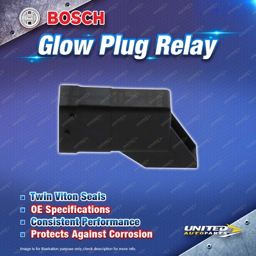 1 x Bosch Glow Plug Relay for Fiat Ducato 120 Multijet 2.3 D Van 2019-On