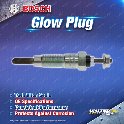 1 x Bosch Glow Plug - Thread size 1 M 10 x 1.25 Length 141mm Cone Pitch 120