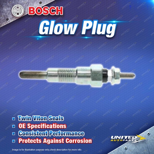 1 x Bosch Glow Plug - Thread size 1 M 10 x 1.25 Length 101mm Cone Pitch 120