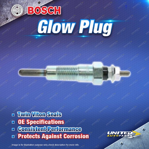 1 x Bosch Glow Plug - 11V Thread size 1 M 10 x 1.25 Length 101mm Cone Pitch 120