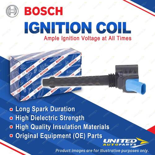 1 x Bosch Ignition Coil for Fiat 500 500C 312 1.4L 99KW 132KW 140KW