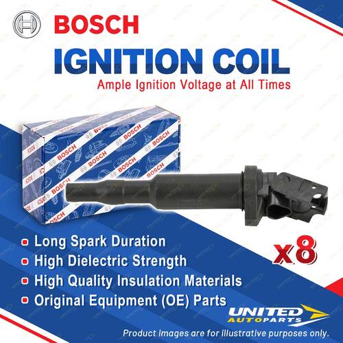 8 x Bosch Ignition Coils for BMW 650i F06 750i G11 750Li G12 M5 F10 M6 F13 X5 X6