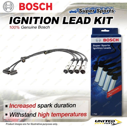 Bosch Ignition Leads for Audi A3 8L1 1.6L 74KW APF AEH Hatchback 09/1996-05/2003