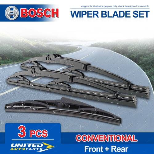 Bosch Wiper Blade Set for Hyundai Accent Hatchback MC MCT 4/2006-2/2012