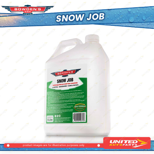 Bowden's Own Snow Job 5L Touch-Less Pre-Wash Snow Foam pH Neutral Formula