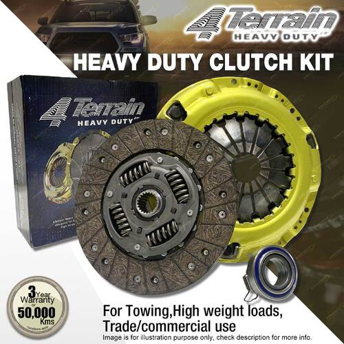 4Terrain Heavy Duty Clutch Kit for Nissan Navara D23 NP300 2.5L QR25DE 2015-2019