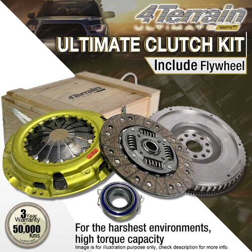 4Terrain Ultimate Clutch Kit & Flywheel for Toyota Hilux TGN127 2.7L 122kw