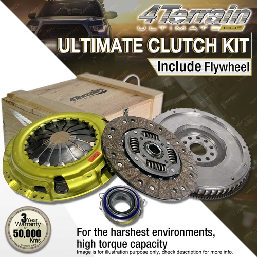 4Terrain Ultimate Clutch Kit & Flywheel for Toyota Hiace KDH 200 202 212 220 222
