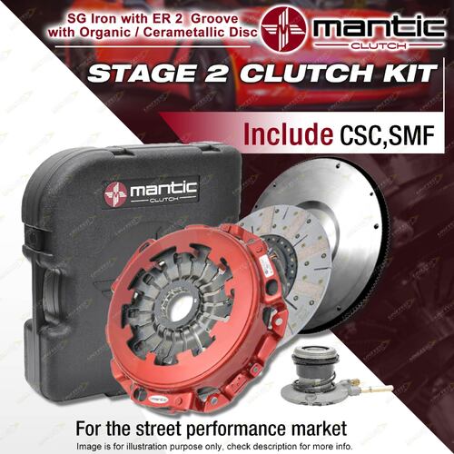 Mantic Stage 2 Clutch Kit Include CSC + SMF for Pontiac GTO 6.0L LS2 2005-2006