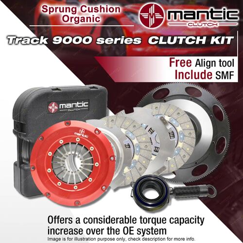 Mantic Organic Clutch Kit & SMF for Ford Mustang Bullit Shelby GT 10T 8Crank