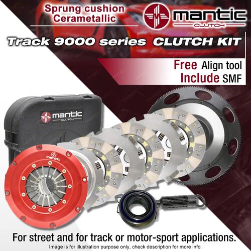 Mantic Track Sprung Triple Disc Clutch Kit & SMF for Chevrolet Corvette C7
