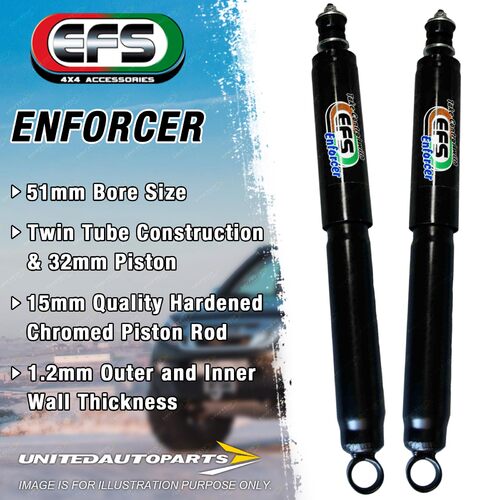 Pair Rear EFS Enforcer 4WD Shocks 40mm Lift for HOLDEN RODEO R7 AND R9