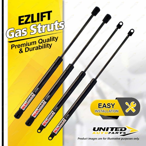 4x Bonnet + Boot Gas Strut Lift Springs fits Audi 100 C4 2.6E 2.8E Quattro 92-94