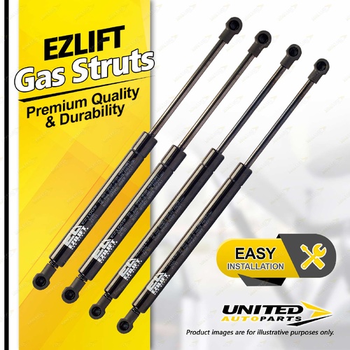 4 x Bonnet + Boot Gas Strut Lift Springs fits BMW 3 Series E46 Coupe Sedan 98-06