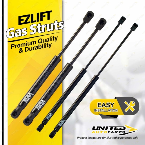 4 Pcs Bonnet + Boot Gas Strut Lift Springs fits Ford Falcon BA BF II No Spoiler