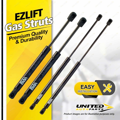 4 x Bonnet+Boot Gas Struts fits Holden Commodore VE Statesman Caprice WM Spoiler