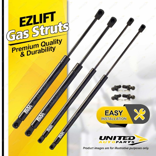 4 Pcs Bonnet + Boot Gas Lift Struts fits Holden Statesman Caprice VQ VR VS 90-99