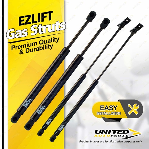 4 Pcs Bonnet + Boot Gas Lift Struts fits Holden Statesman Caprice WH WK WL 99-06