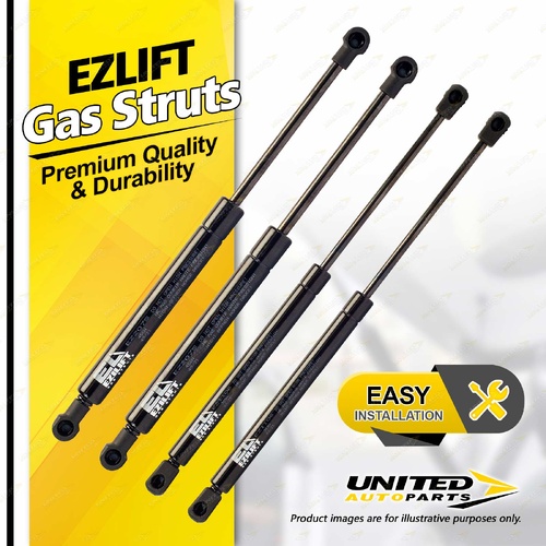 4 Pcs Bonnet + Boot Gas Strut Lift Springs fits Jaguar X-Type X400 9/2001-3/2008