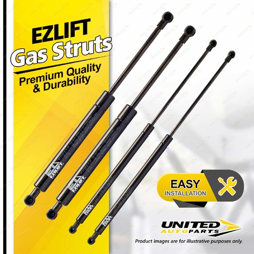 4 Pcs Bonnet + Boot Gas Strut Lift Springs fits Lexus GS300 GRS190R 2005-2012