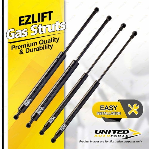 4 Pcs Bonnet + Boot Gas Lift Struts fits Lexus IS250C GSE20R Convertible 09-15