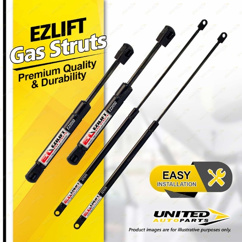 4 Pcs Bonnet + Boot Gas Strut Lift Springs fits Saab 9000 YS3C Sedan 5/1986-1998