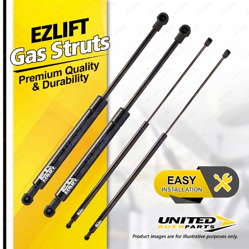 4 Pcs Bonnet + Boot Gas Strut Lift Springs fits Saab 9-3 YS3F Convertible 03-12