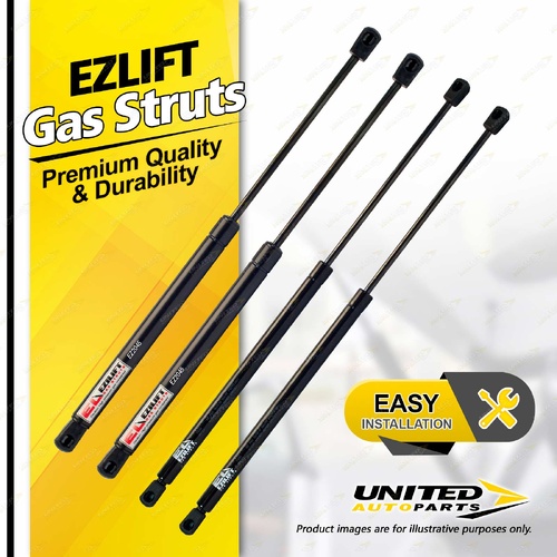 4 Pcs Bonnet + Boot Gas Strut Lift Springs fits Toyota Lexcen VN VP Sedan 89-93