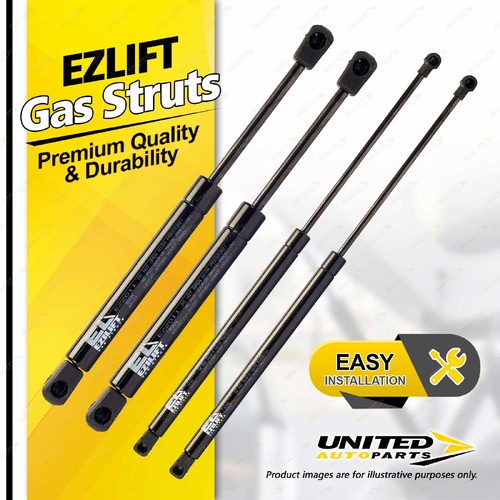 4 Pcs Bonnet + Boot Gas Strut Lift Springs fits Volkswagen Bora 1J Sedan 99-07