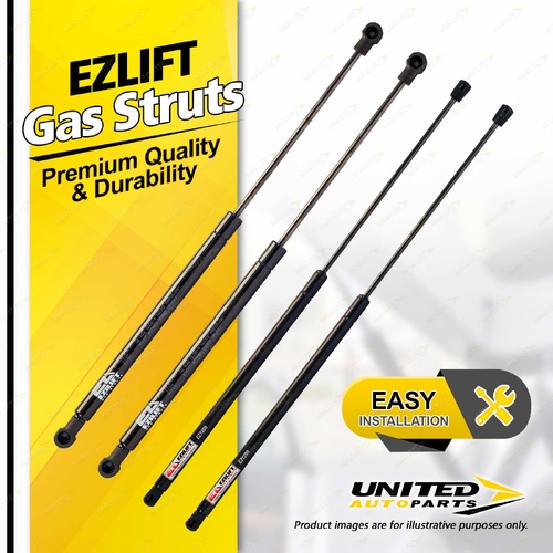 4 Pcs Bonnet + Boot Gas Strut Lift Springs fits Volkswagen CC 3C FWD AWD 12-17