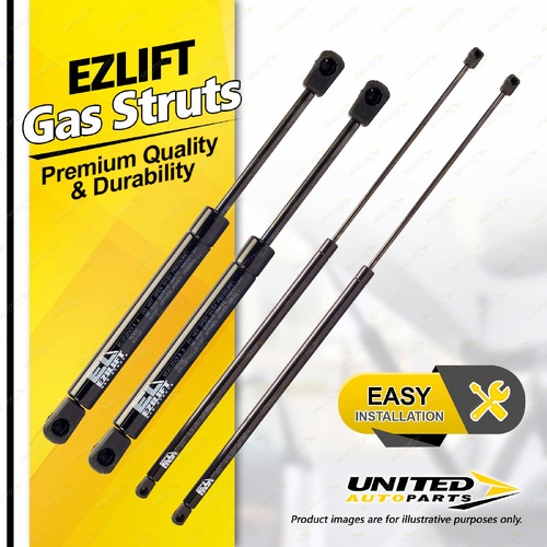 4 Pcs Bonnet + Boot Gas Strut Lift Springs fits Volkswagen Passat 3B Sedan 98-06