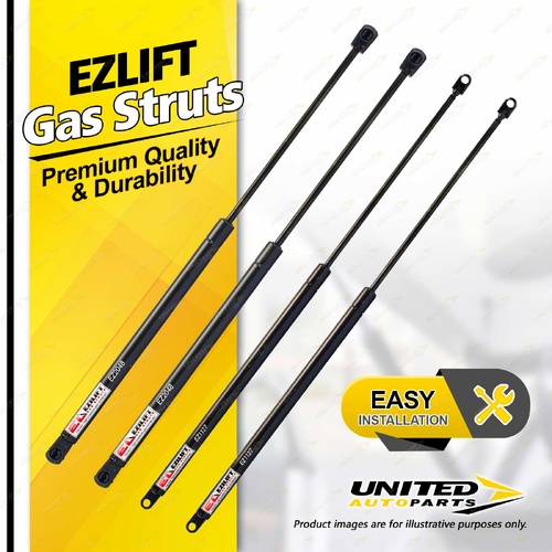 4 Pcs Bonnet + Boot Gas Strut Lift Springs fits Volvo 960 Sedan 11/1990-1997