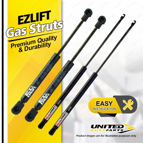 4 Pcs Bonnet + Boot Gas Strut Lift Springs fits Volvo S70 LS 2/1997-On Spoiler