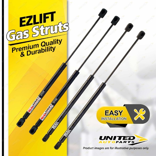 4 Pcs Bonnet + Glass Gas Strut Lift Springs fits Jeep Cherokee KJ 9/2001-1/2006