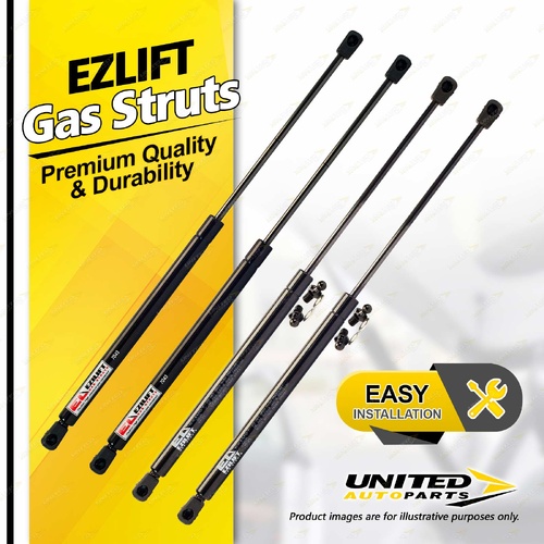 4 x Bonnet + Hard Lid Gas Lift Struts fits Ford Falcon AU I II III 99-02 Spoiler